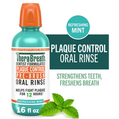 Plaque Control Pre-Brush Oral Rinse - Refreshing Mint Flavor